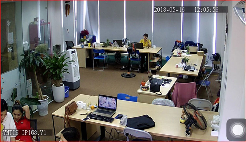 Camera không dây thông minh thích hợp lắp gia đình và văn phòng bởi góc quan sát rộng.