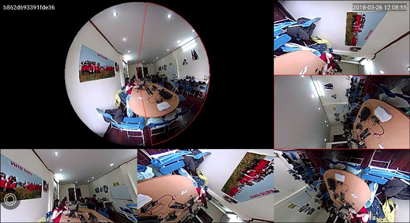 Camera ốp trần 360 độ VNTIS-VR02 góc nhìn rộng, hình ảnh sắc nét