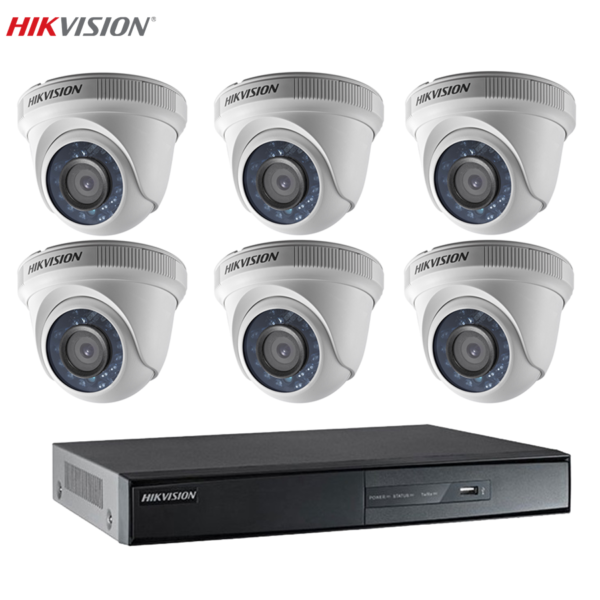Bộ 6 camera giám sát Hikvision có giá hủy diệt