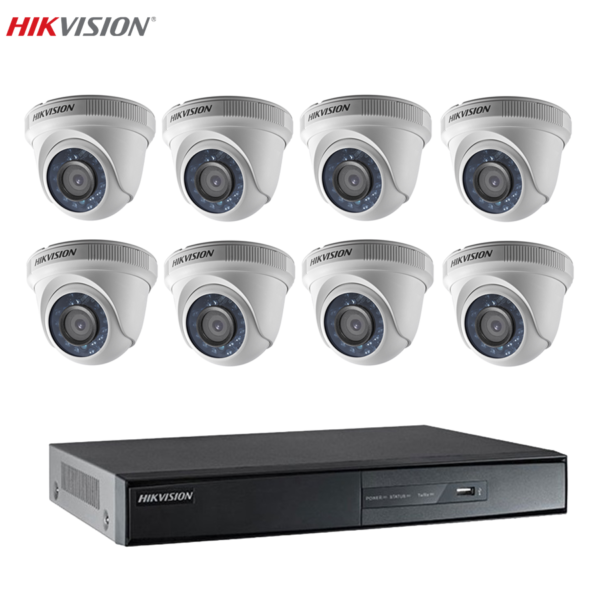 Trọn bộ 8 mắt camera Hikvision giá chỉ 4tr5